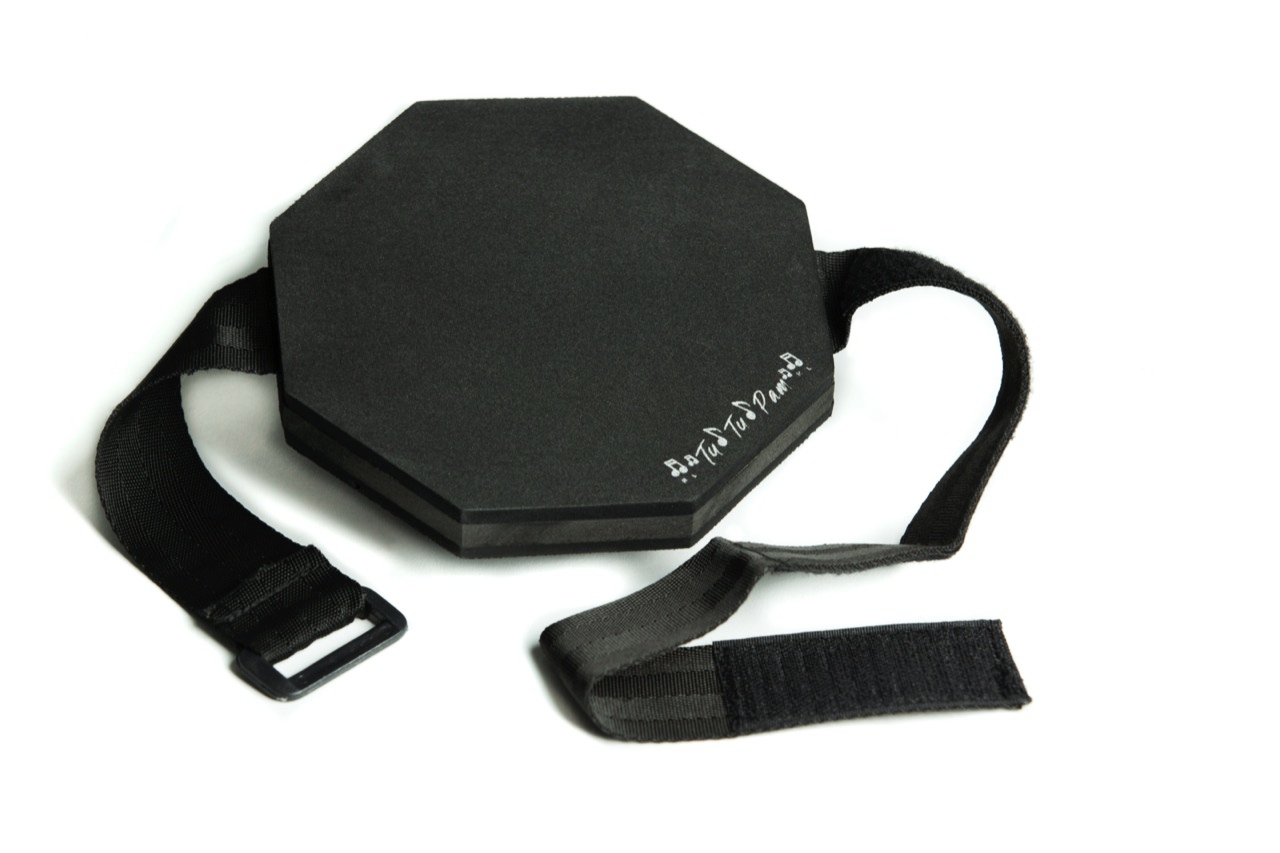 Pad Practicador Baterias Viajero Doble Pad Octago + Baquetas