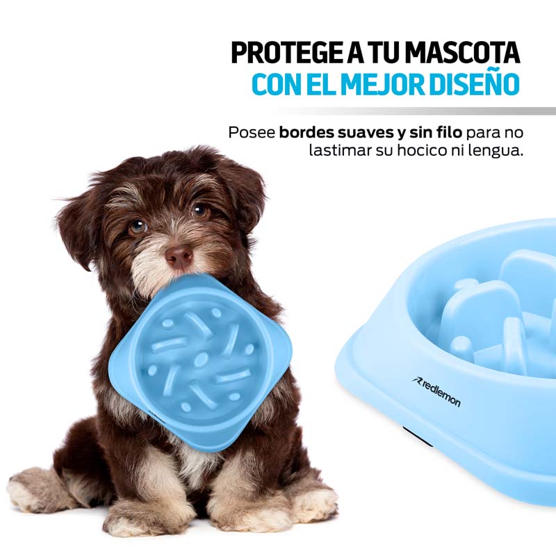 Plato para Perro De Alimentación Lenta Slow Feed 2 Tz Redlemon