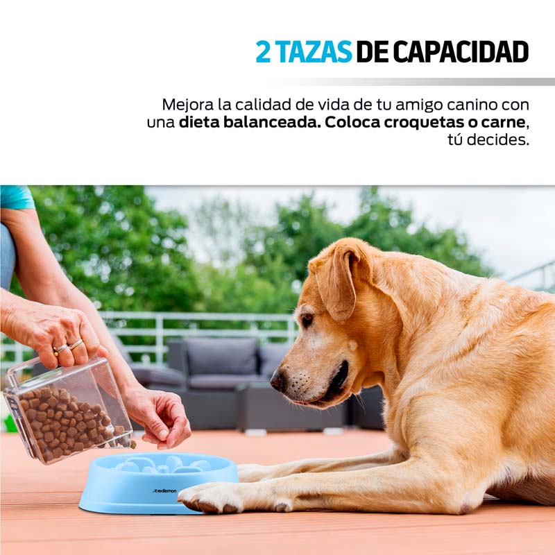Plato para Perro De Alimentación Lenta Slow Feed 2 Tz Redlemon