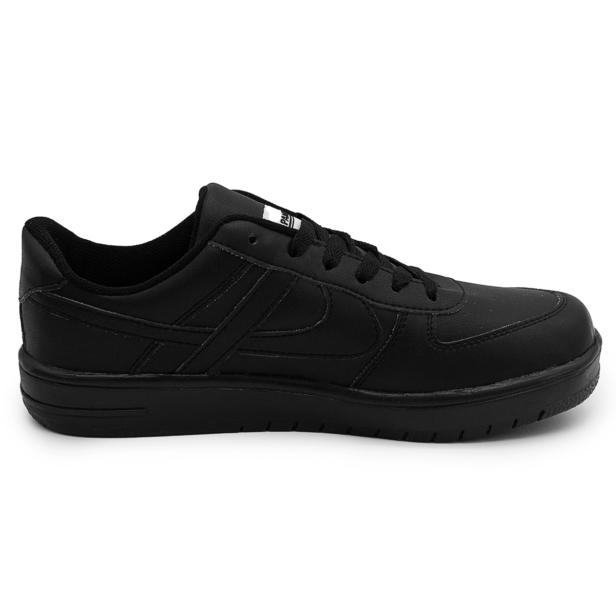 Tenis Panam Skate Negro Dama/Caballero Tipo Piel 23-28 Urbano