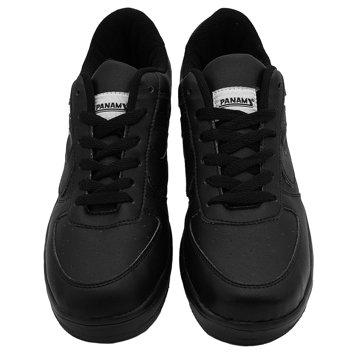 Tenis Panam Skate Negro Dama/Caballero Tipo Piel 23-28 Urbano