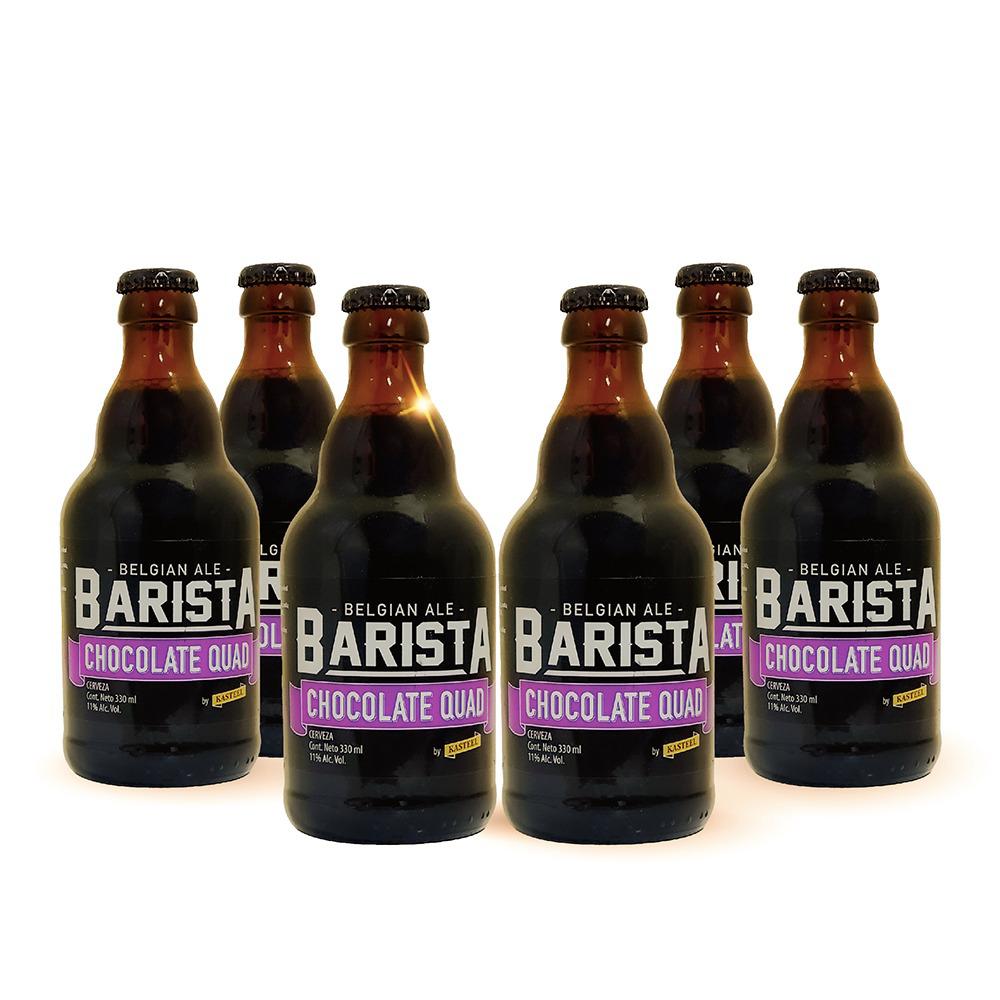 Six Pack Cerveza Kasteel Barista Chocolate Quad 330ml C/u