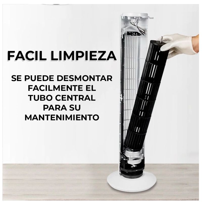 Ventilador De Torre Silencioso Tres Velocidades 32 pulgadas