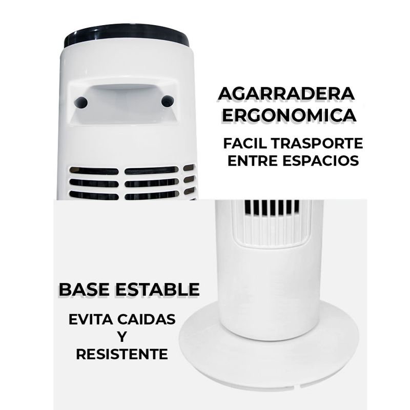 Ventilador De Torre Silencioso Tres Velocidades 32 pulgadas