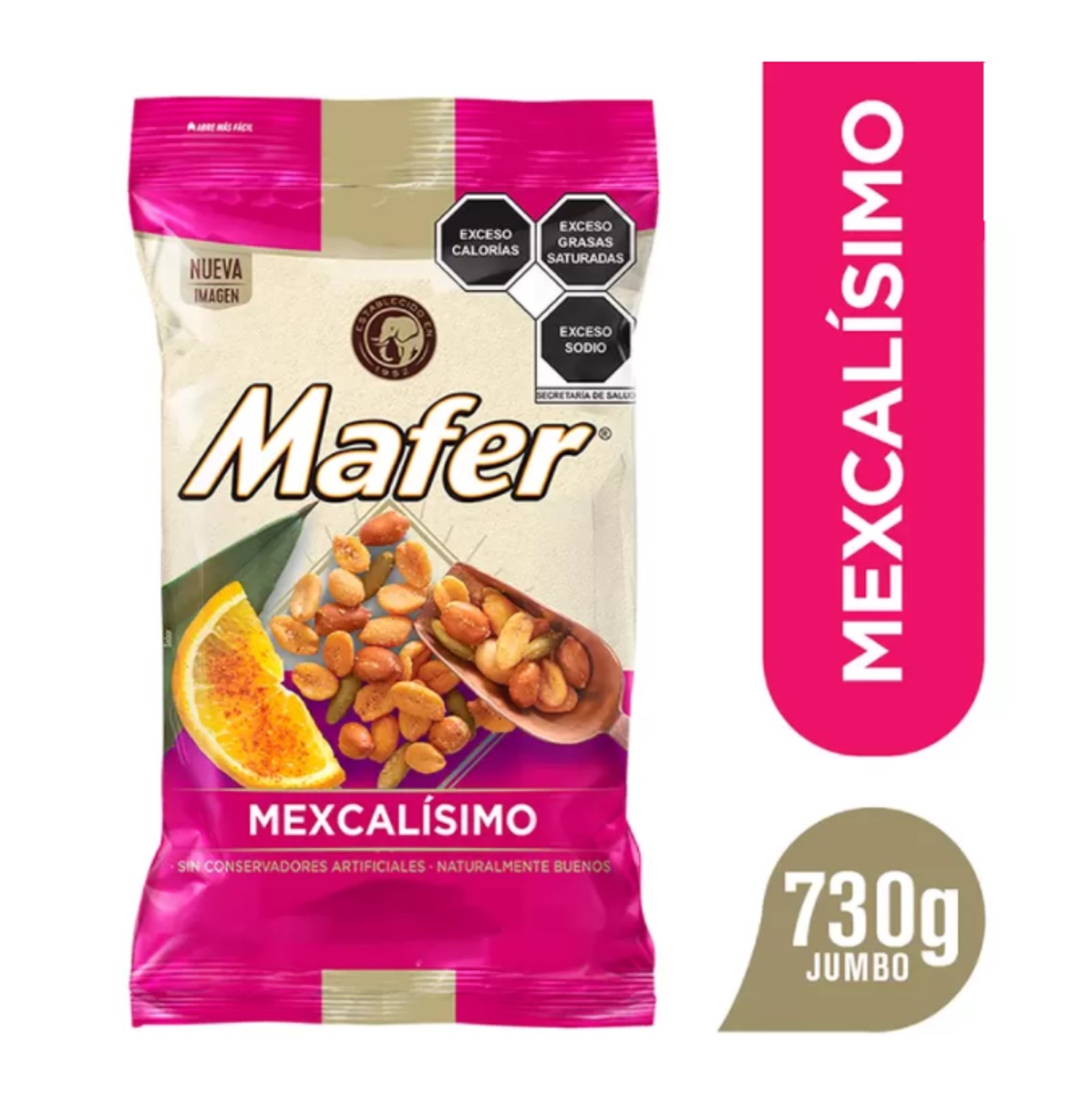 Cacahuate Mexicalisimo 730 G, Mafer