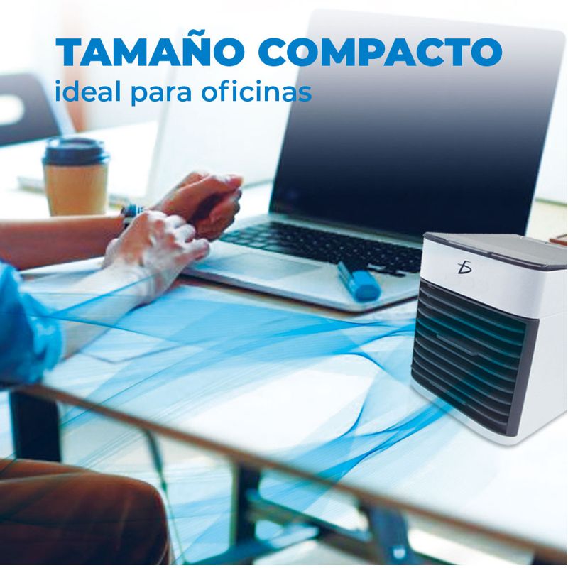 Enfriador de Aire Purificador Ventilador Humidificador Conexión USB