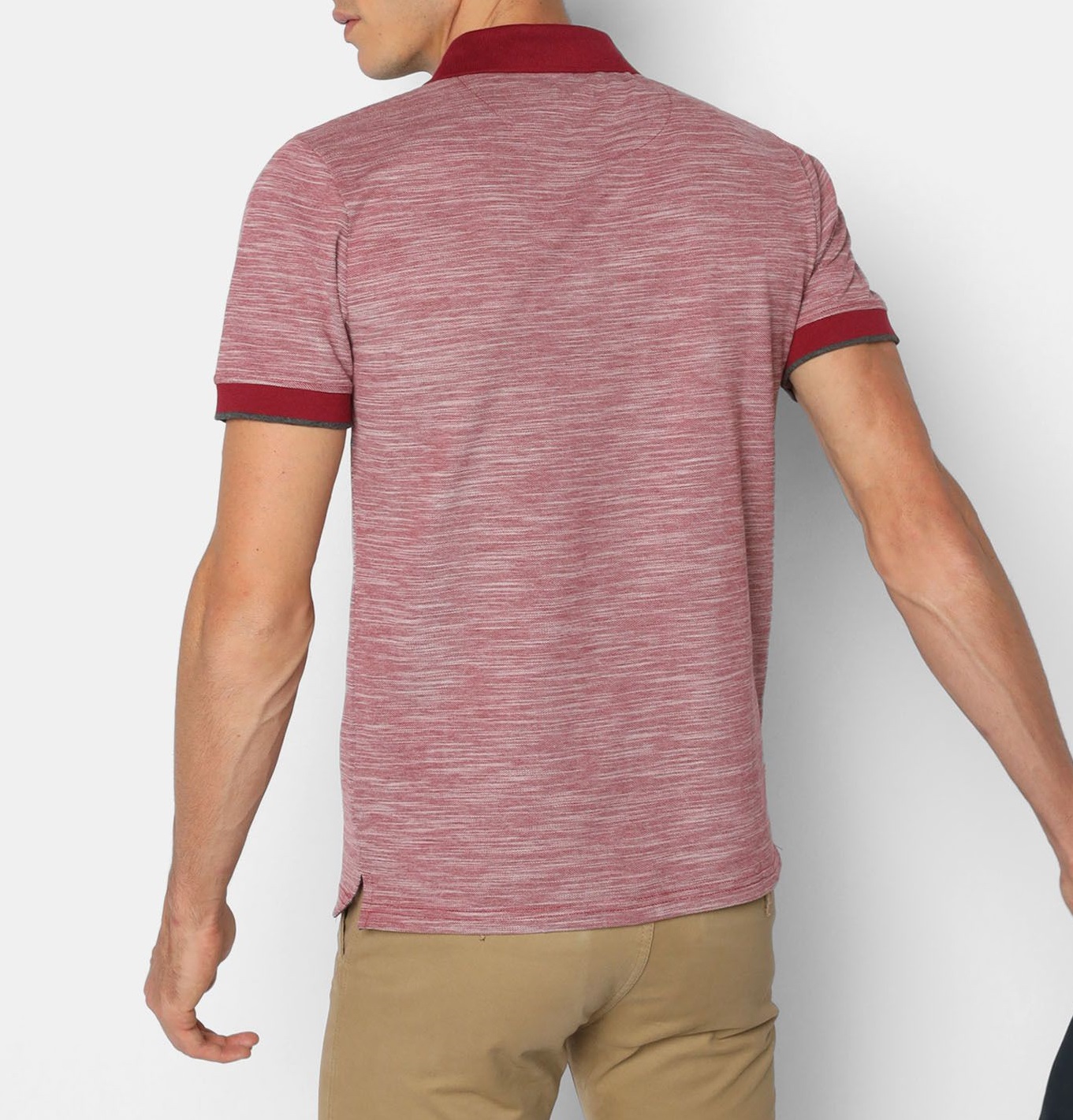 Playera Polo Caballero Rojo Guinda - Stiches & Riverts