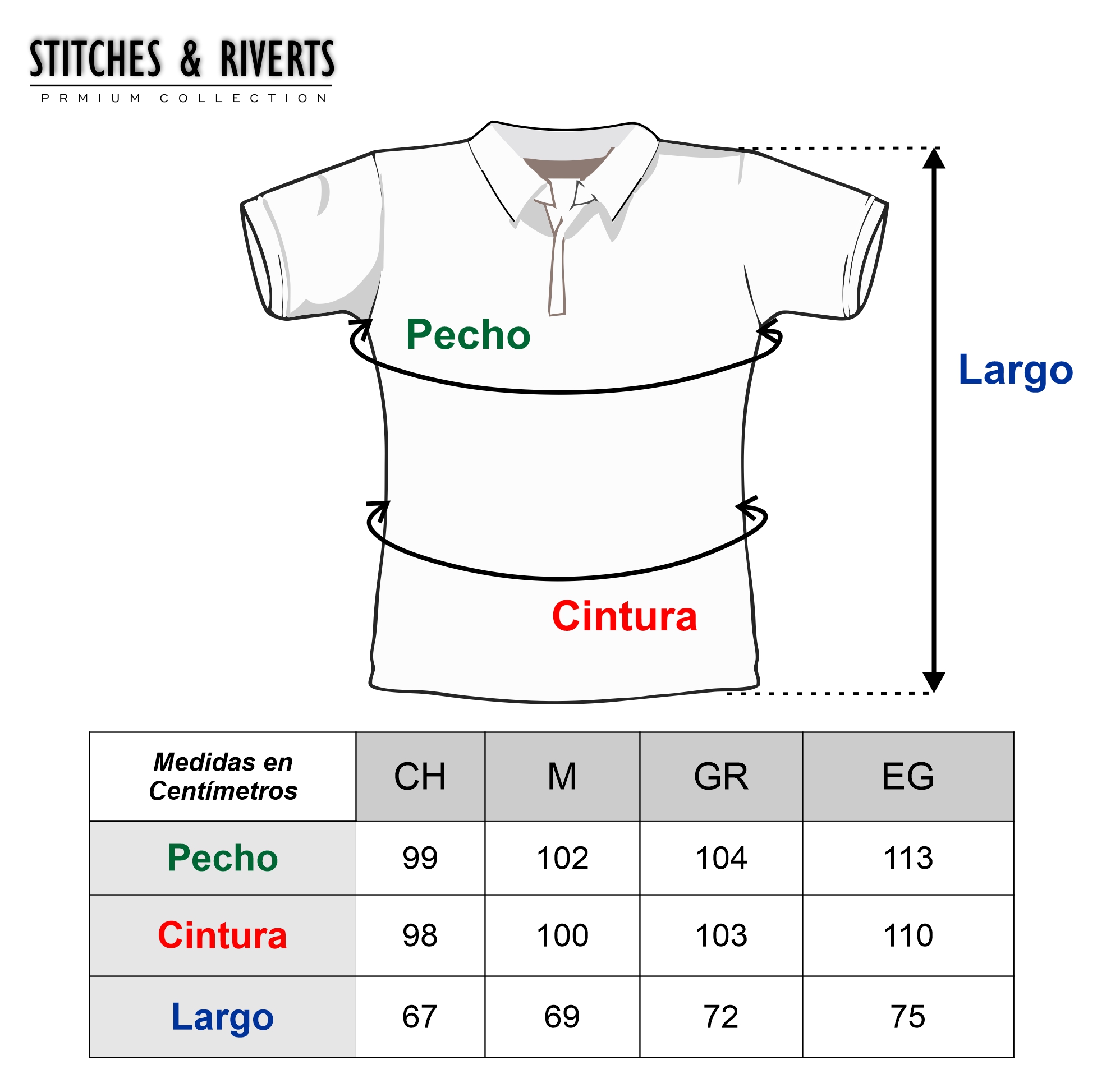 Playera Polo Caballero Rojo Guinda - Stiches & Riverts