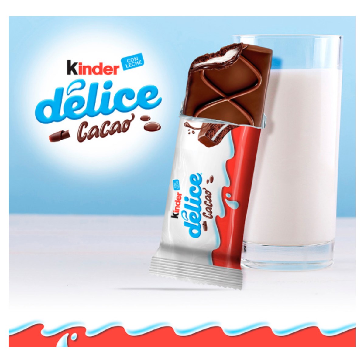 Kinder Délice Con Cobertura A Base De Cacao 10 Pzas De 39 G