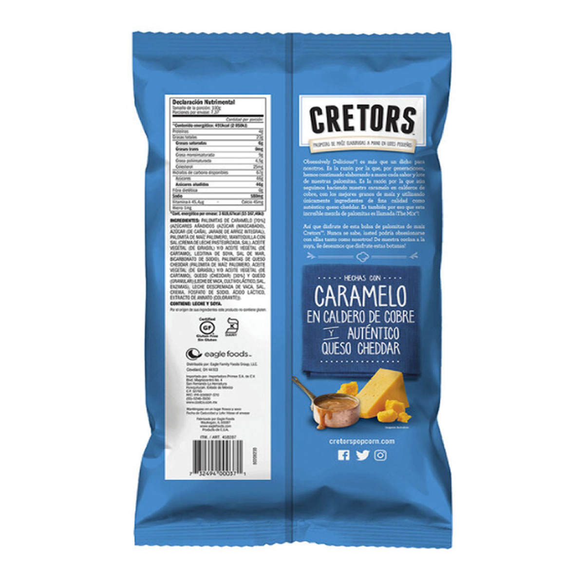 Palomitas de Maíz Caramelo Queso Chicago Mix GH Cretors 737g