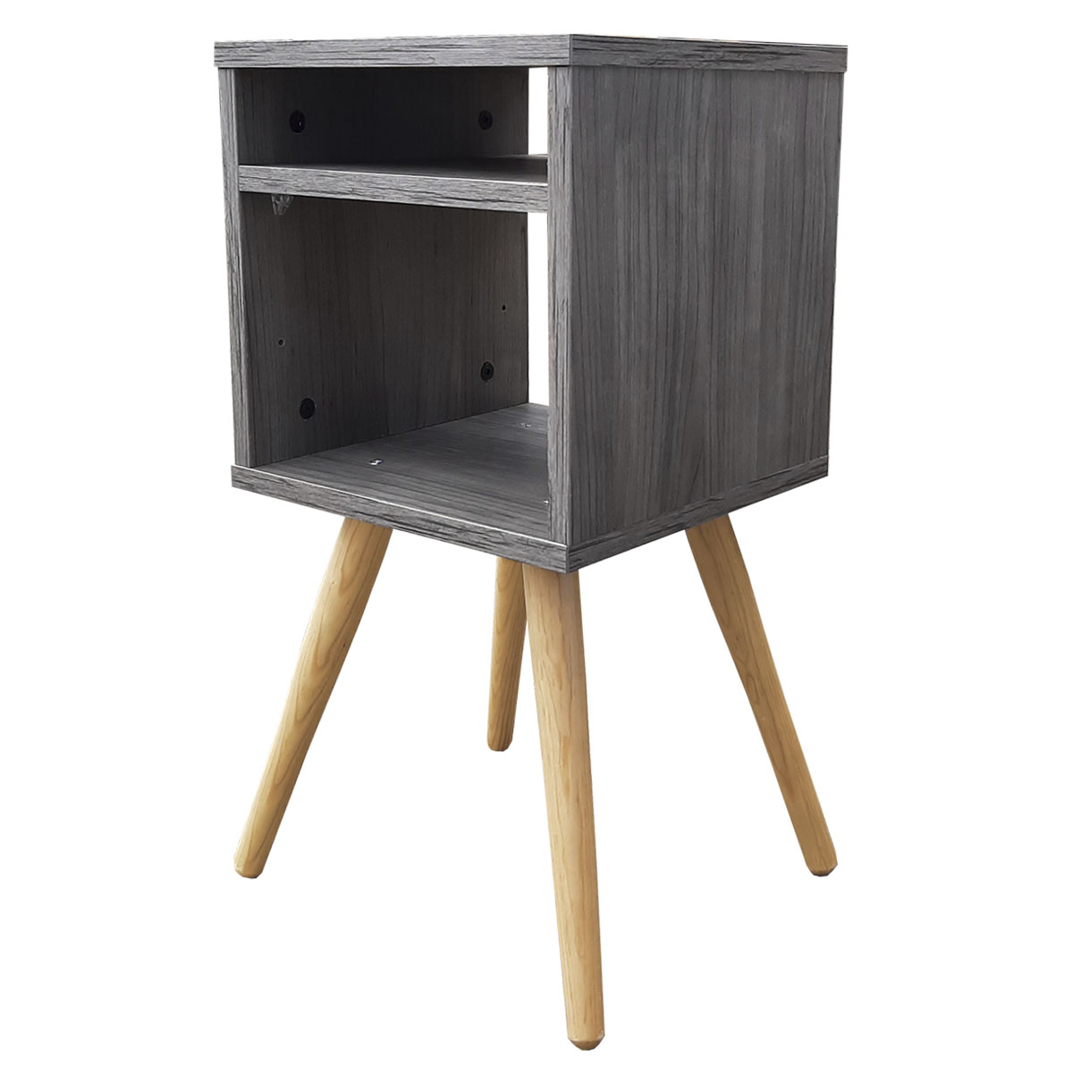Buro Estilo Moderno, Hogare,  Mesita De Noche Mesa Buró, Moderno y Elegante Gris Storm 