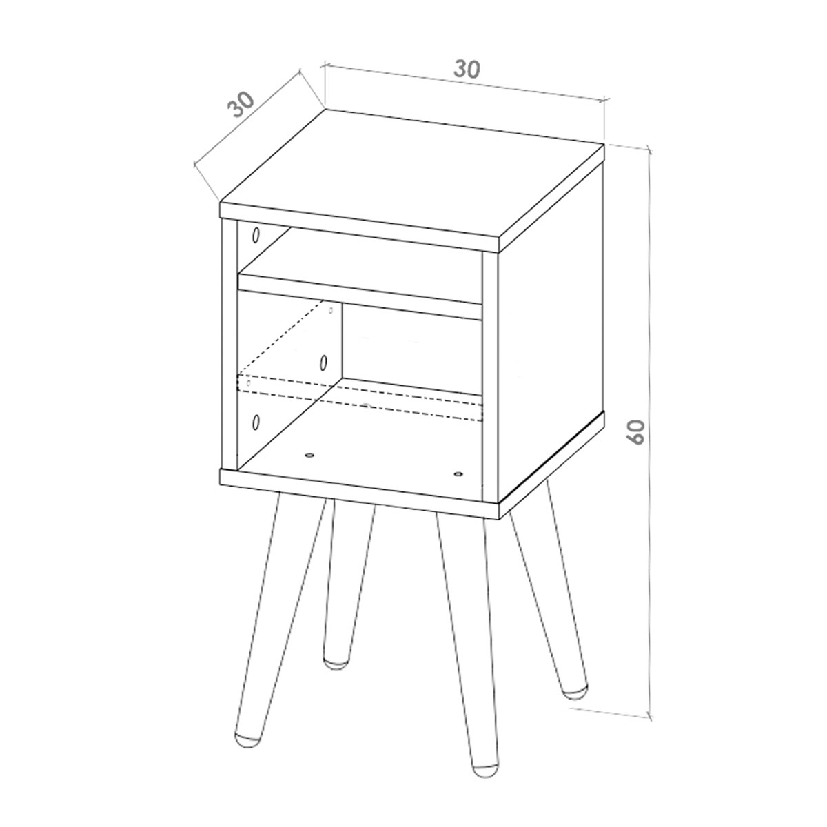 Buro Estilo Moderno, Hogare,  Mesita De Noche Mesa Buró, Moderno y Elegante Gris Storm 