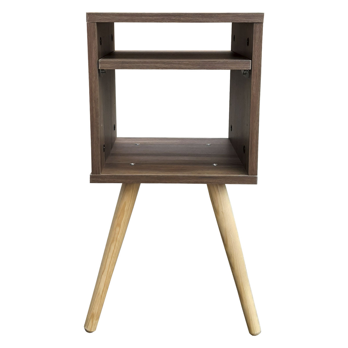 Buro Estilo Moderno, Hogare,  Mesita De Noche Mesa Buró, Minimalista y Divertido Parota 