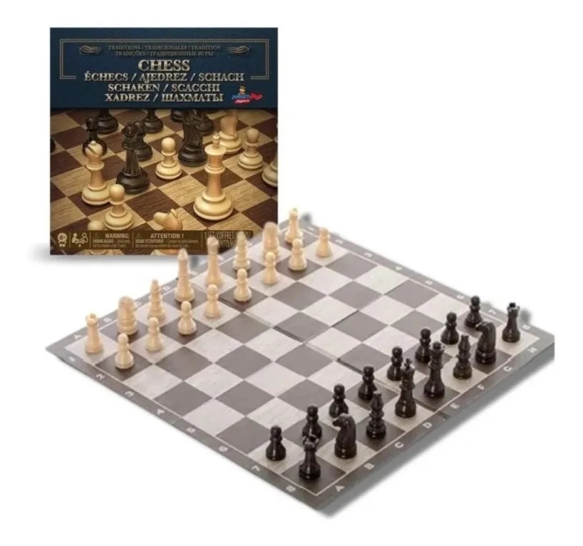 Akozon Juego De Ajedrez Internacional De Plástico, 32 Piezas Blancas Y Negras, Rey De 75 Mm Y 77 Mm, Resistente Y Ligero, Ideal Para Viajes Y Partidas En Casa, Tamaño Grande