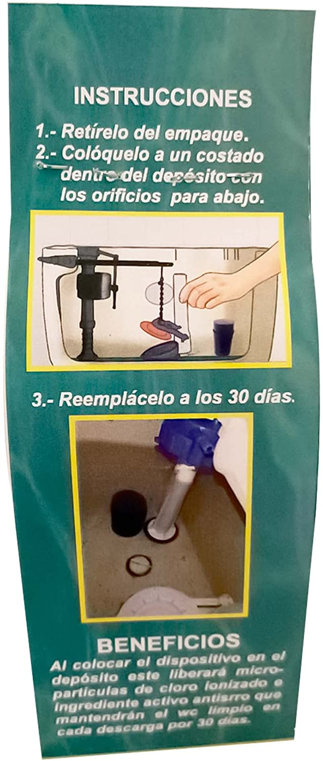 Sistema Antisarro Y Desinfectante De Inodoro - Wc Limpio