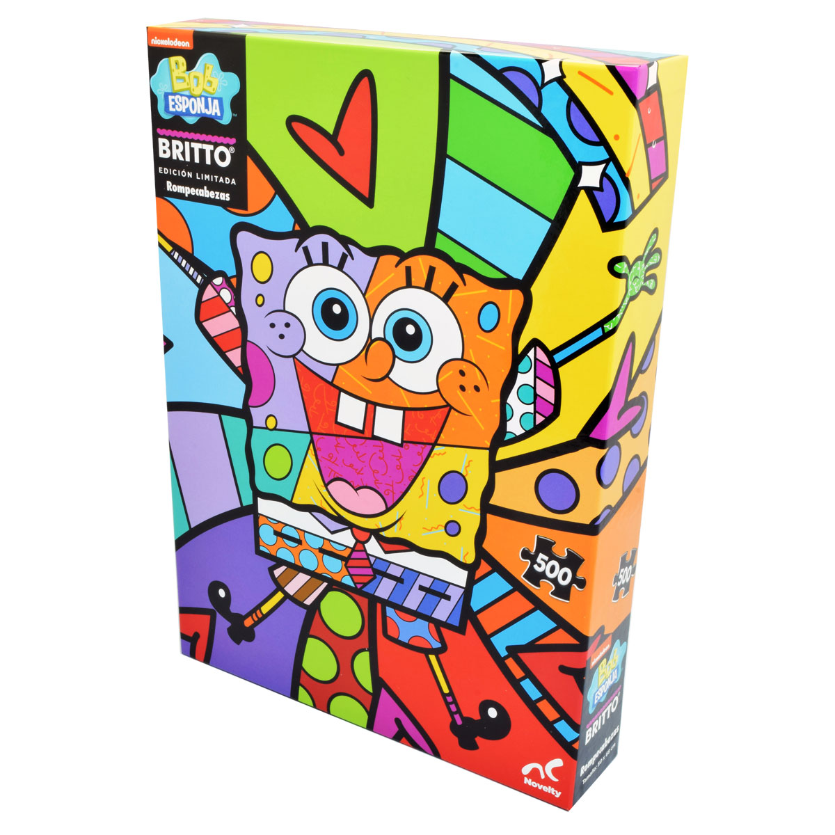 Rompecabezas Coleccionable Bob Esponja por Romero Brito