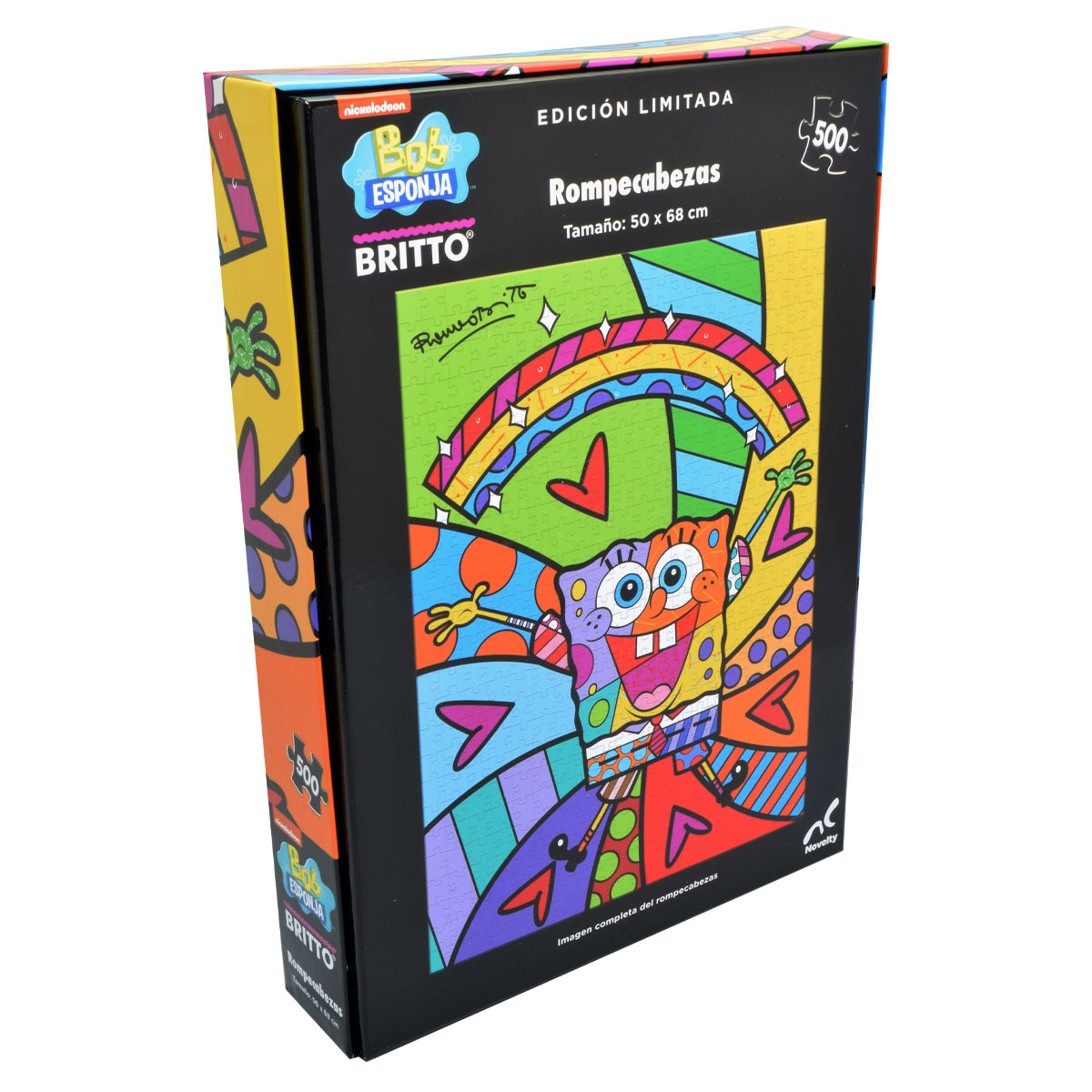 Rompecabezas Coleccionable Bob Esponja por Romero Brito