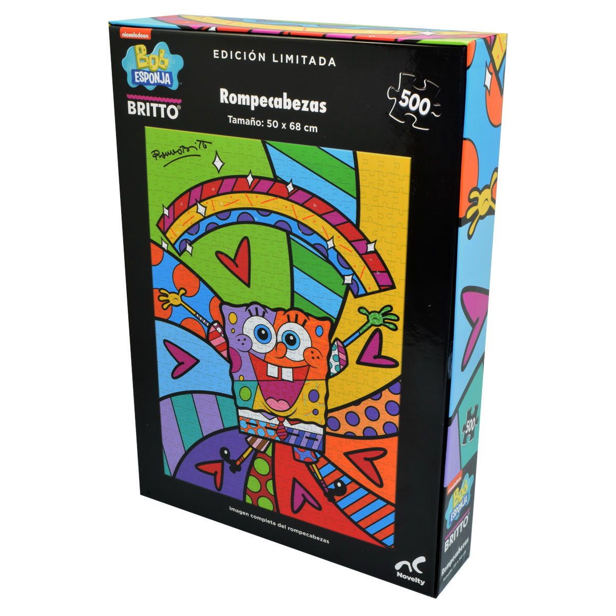 Rompecabezas Coleccionable Bob Esponja por Romero Brito