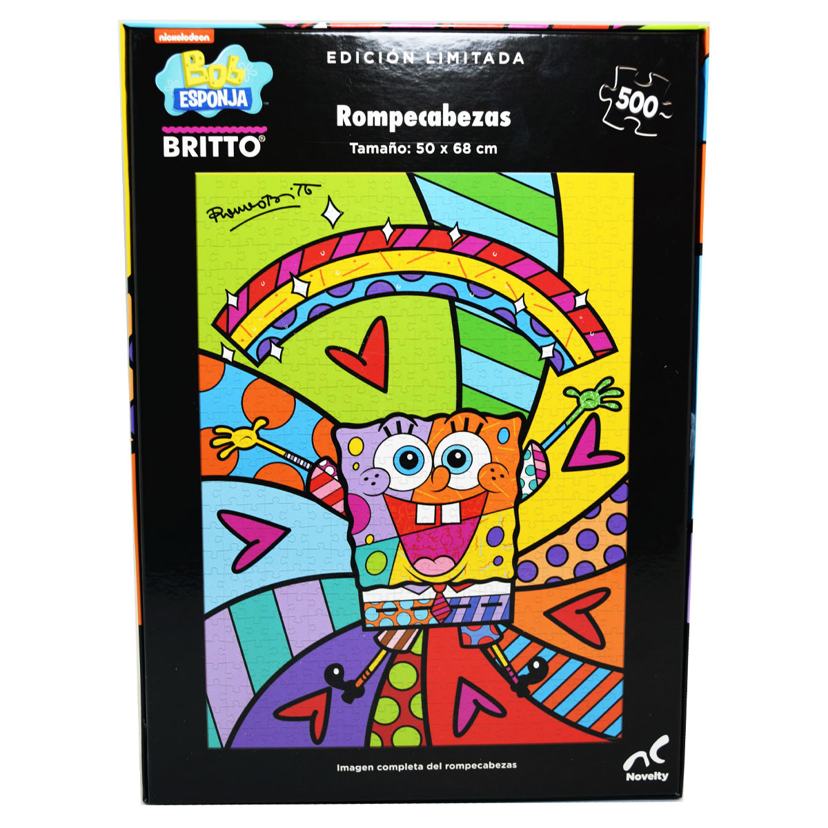 Rompecabezas Coleccionable Bob Esponja por Romero Brito