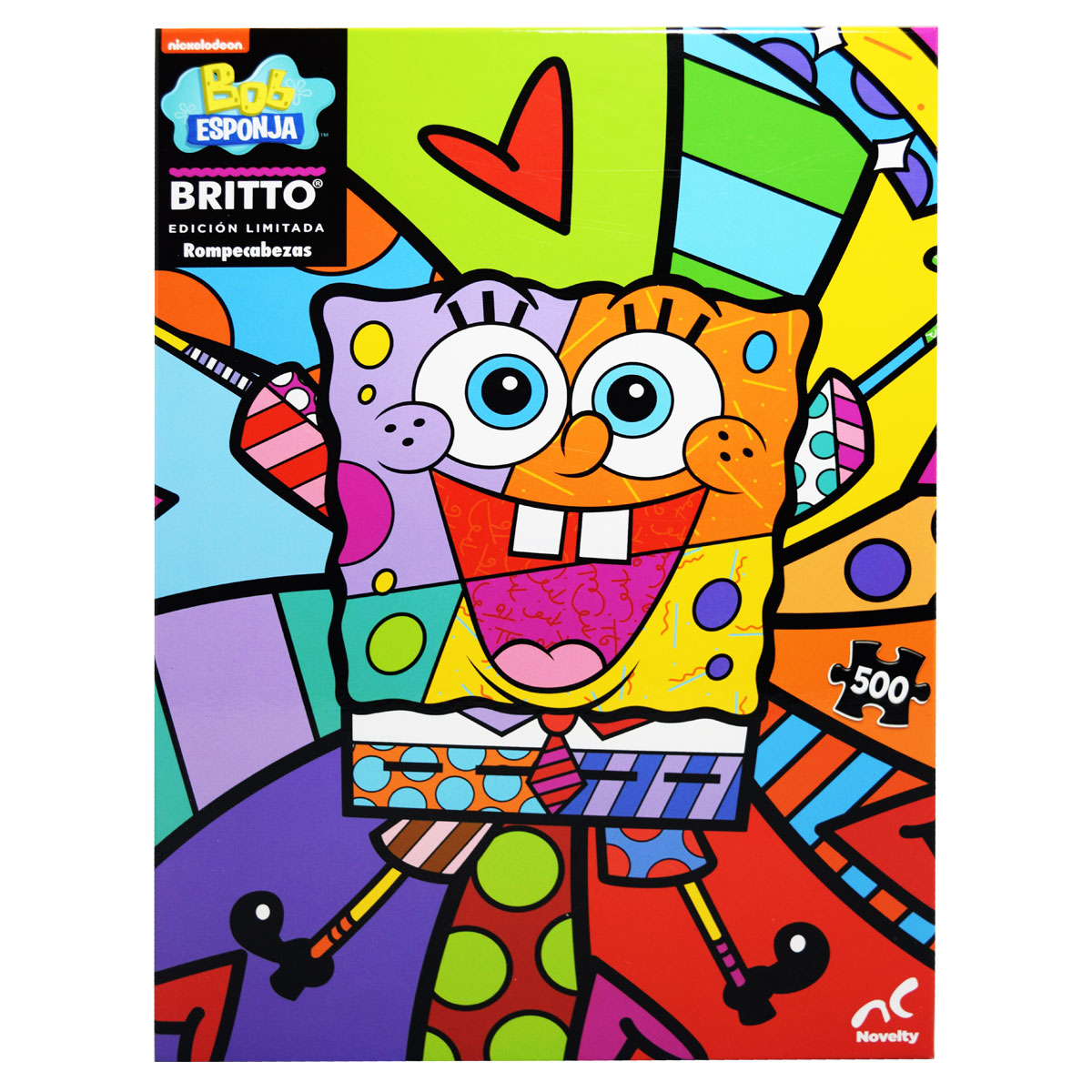 Rompecabezas Coleccionable Bob Esponja por Romero Brito