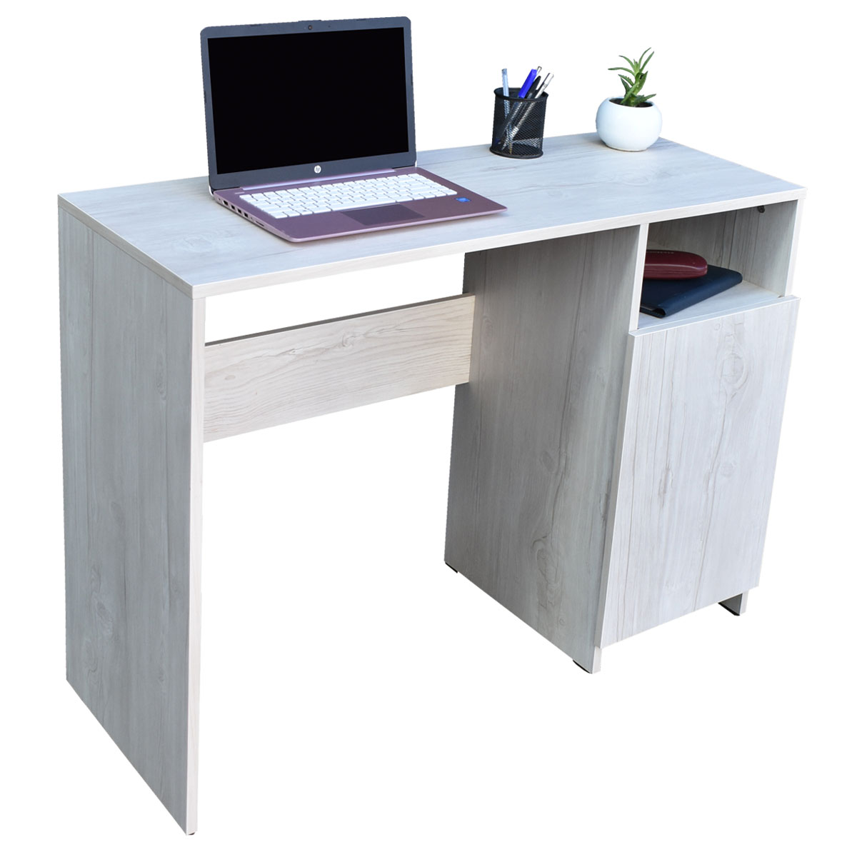 Escritorio Home Office Hogare Escritorios De Madera Para Pc Blanco