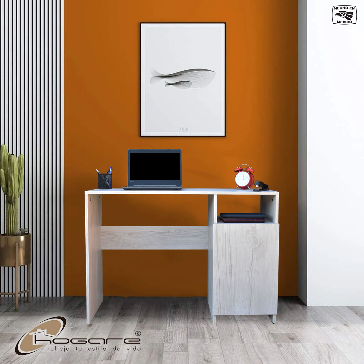 Escritorio Home Office Hogare Escritorios De Madera Para Pc Blanco