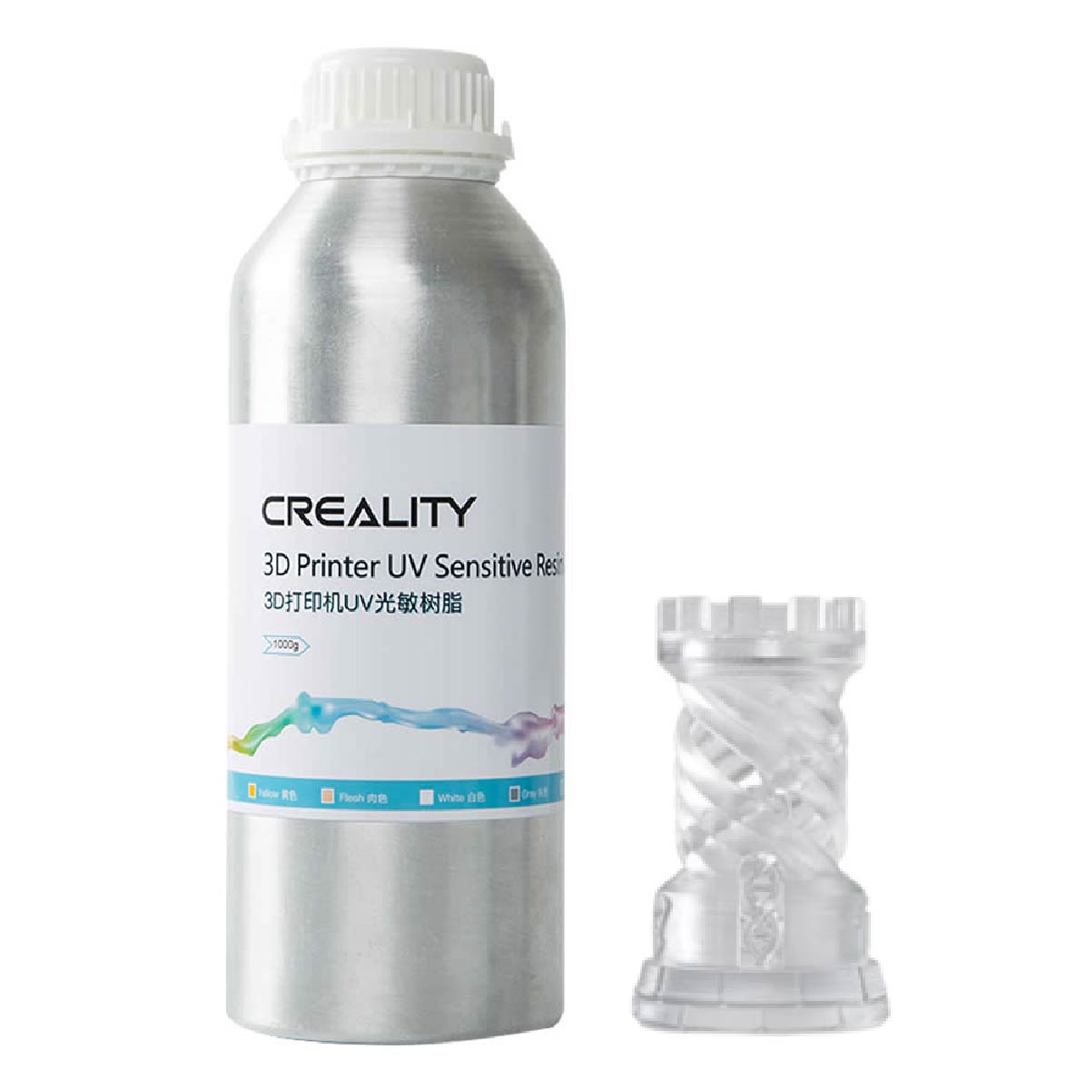 Resina 3d Transparente-clear Creality Impresora 3d Uv 1 Lt