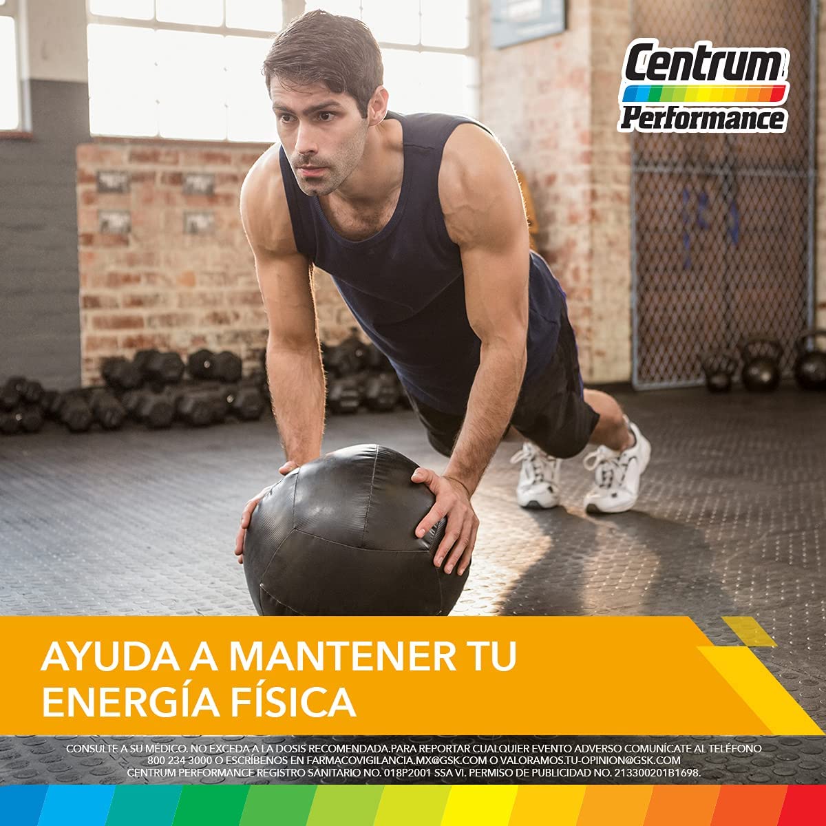 Multivitaminico Centrum Performance 100 Tabletas