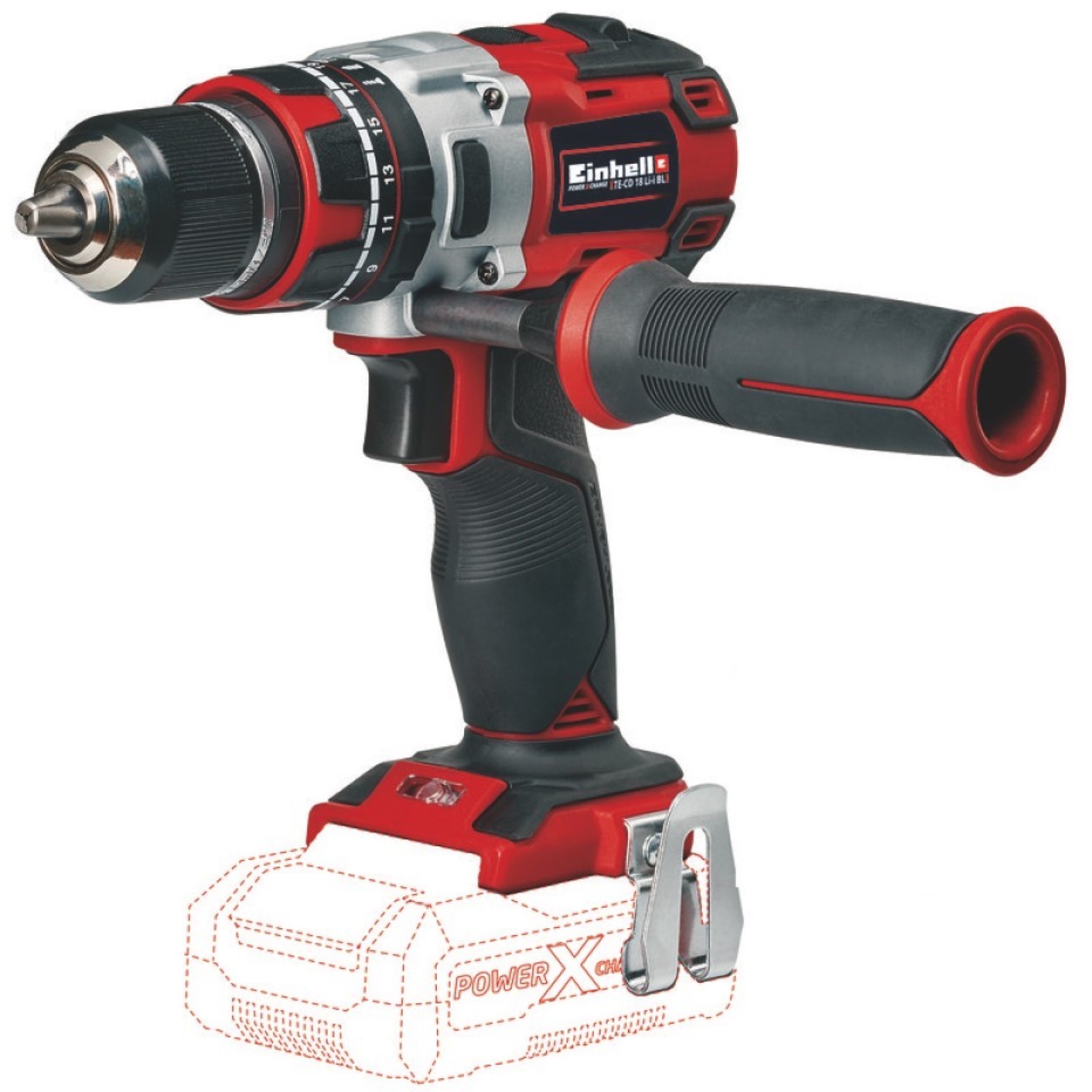 Taladro Atornillador Impacto Einhell 18 V Brushless TE-CD 18 Li-i BL Solo Disa Home