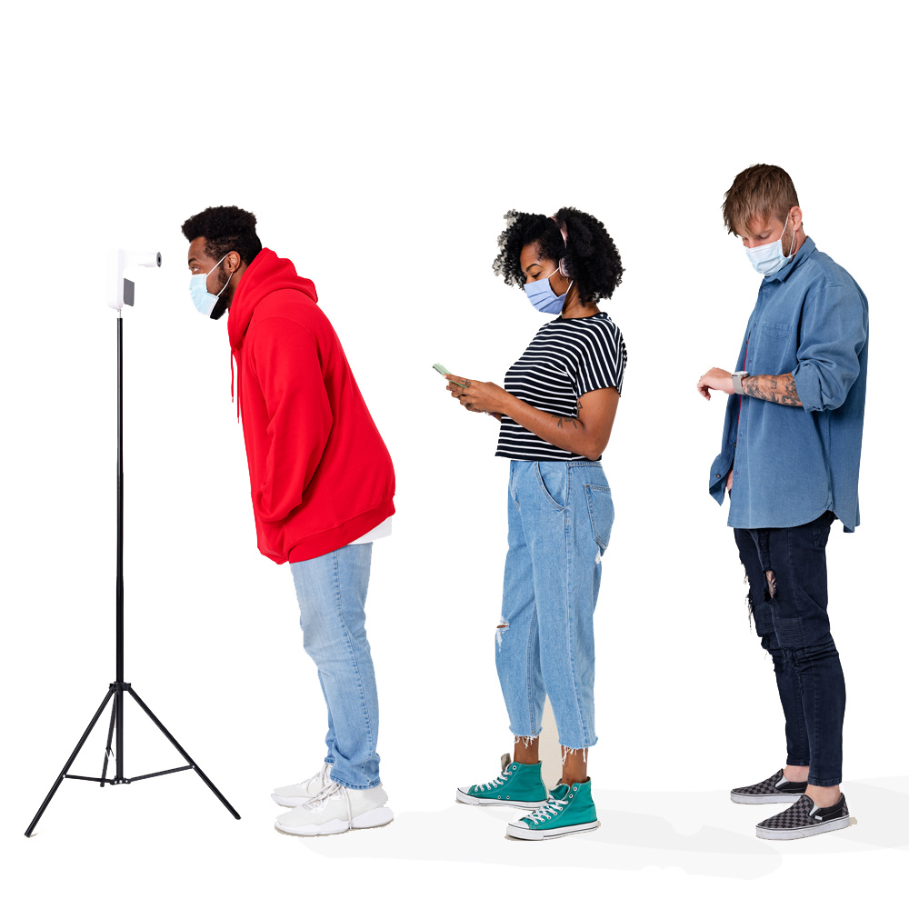 Termómetro K3 Infrarrojo De Pared Con Tripie De 2.10 Mtrs