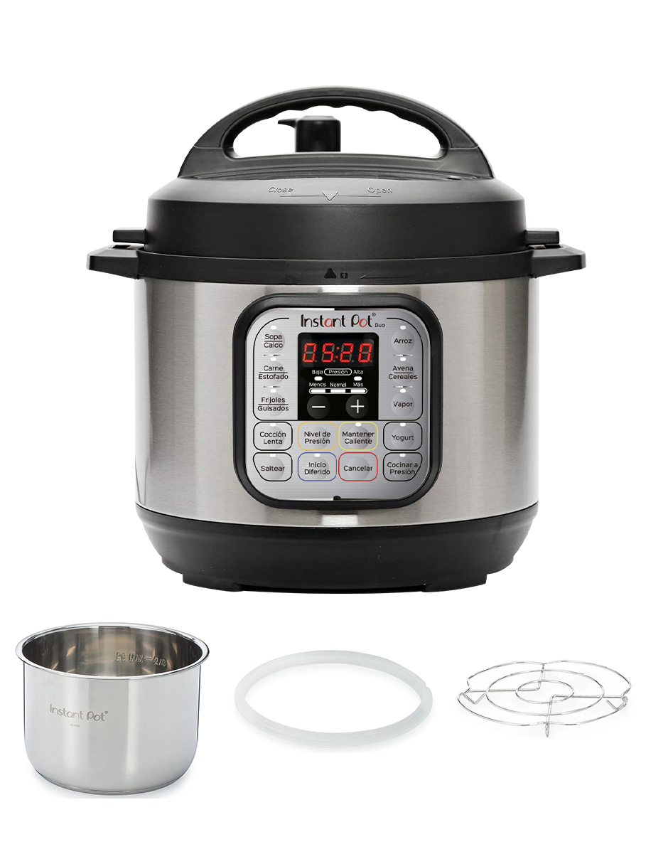 Pack Olla de presión Instant Pot Duo 30 + Libro Fácil y delicioso