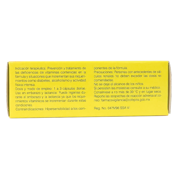 Bedoyecta Vitamina B Caja Con 30 Capsulas