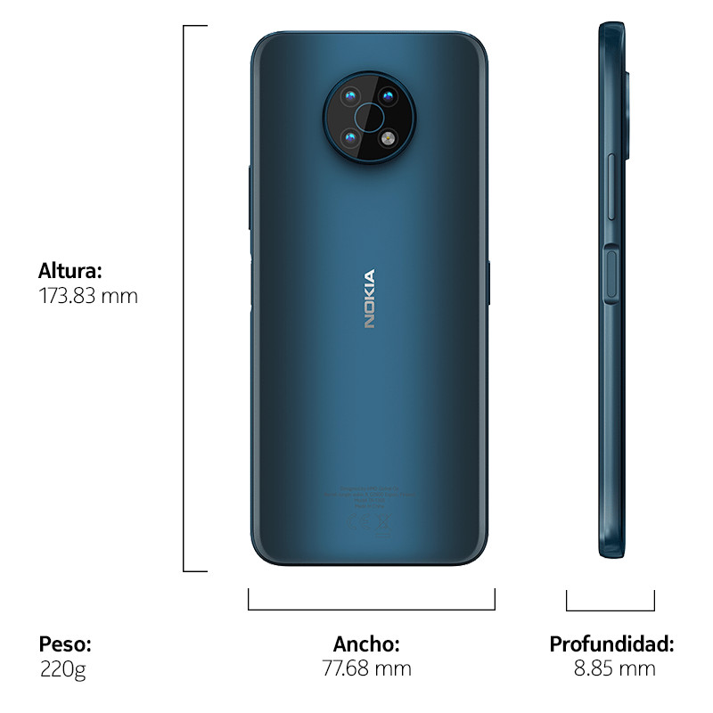 Nokia G50 5G, 4 Gb Ram, 128 Gb, Azul