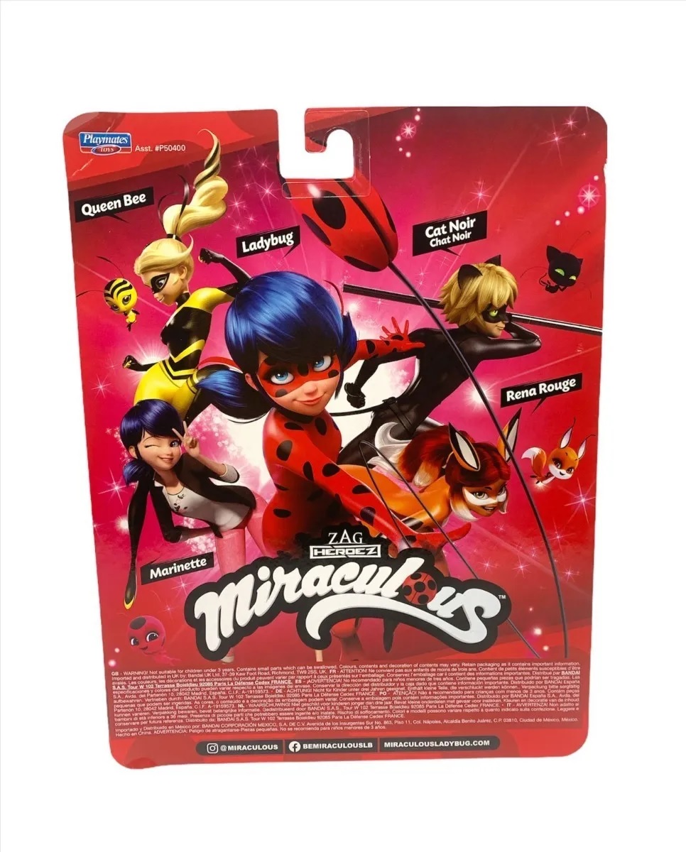 Muñeca Articulada Serie Miraculous Lady Bug 13 cm