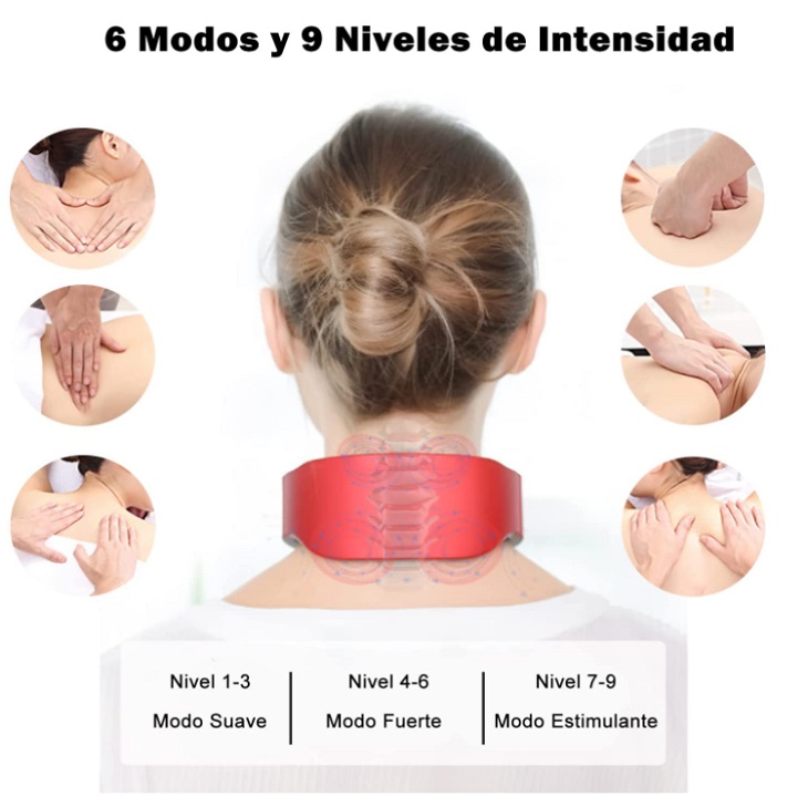 Masajeador de Cuello de Pulso Eléctrico