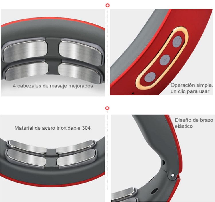Masajeador de Cuello de Pulso Eléctrico