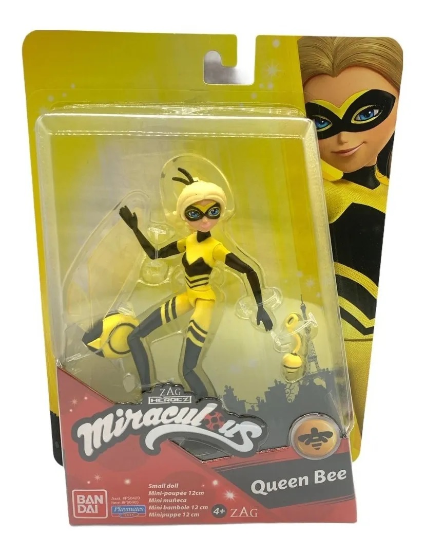 Muñeca Articulada Serie Miraculous Queen Bee 13 cm