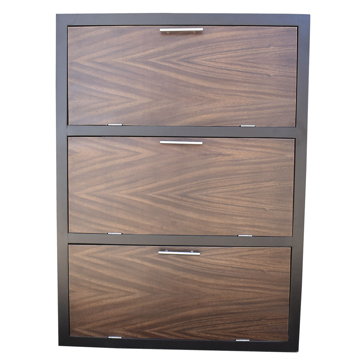 Mueble Zapatero Moderno De 36 Pares Ó 24 Pares Más Botas Chocolate Parota