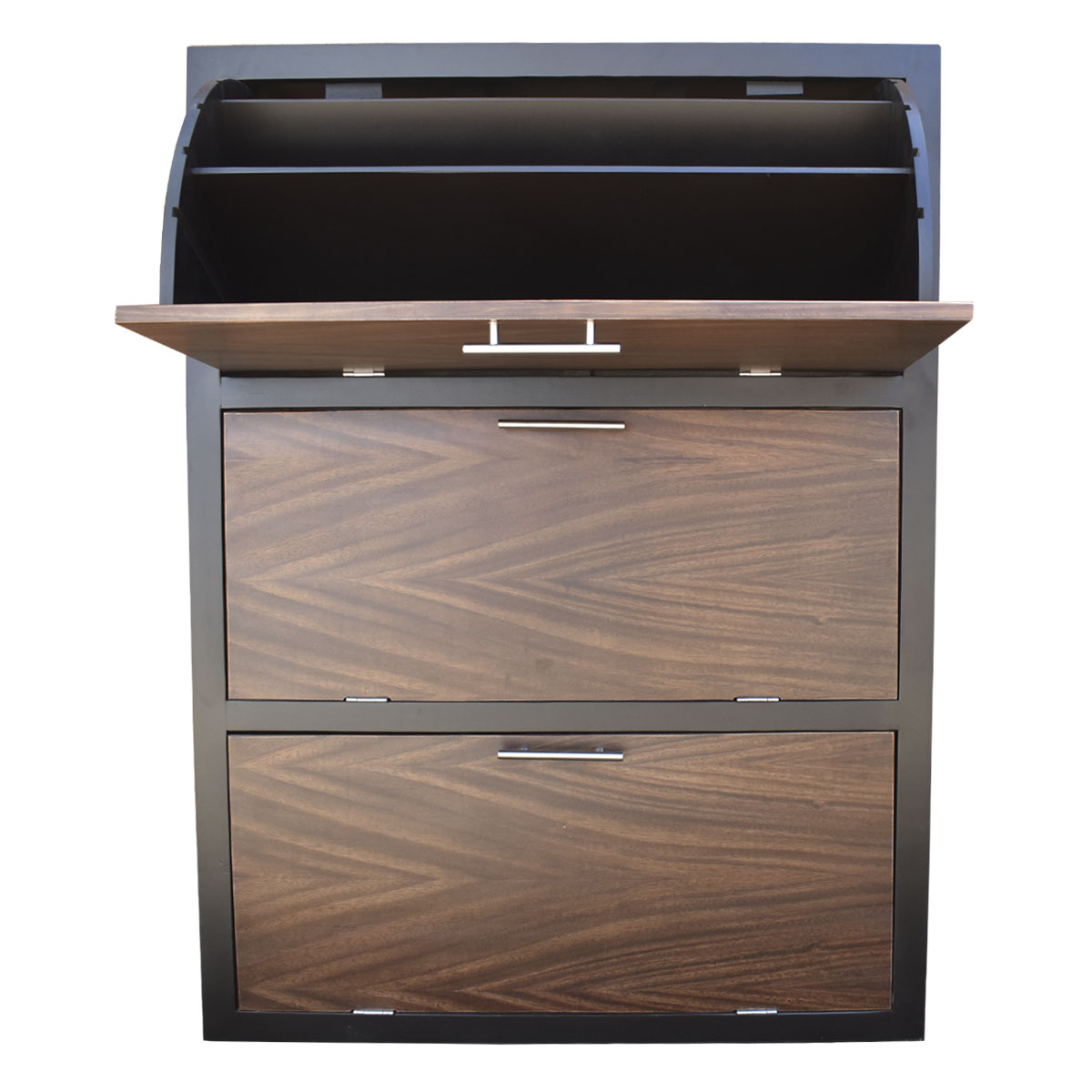 Mueble Zapatero Moderno De 36 Pares Ó 24 Pares Más Botas Chocolate Parota