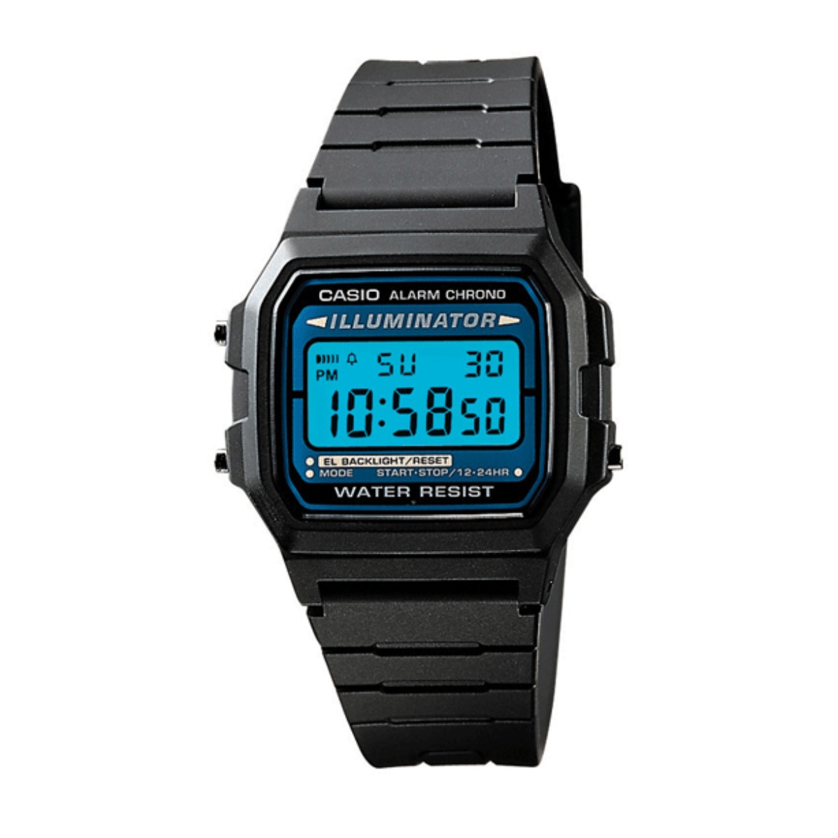 Reloj clasico Casio con luz F105W-1A