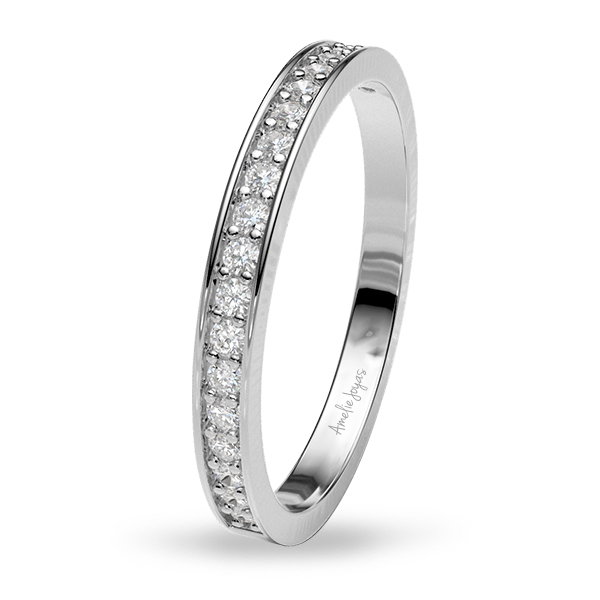 Churumbela en Oro Blanco de 14K Amelie Joyas