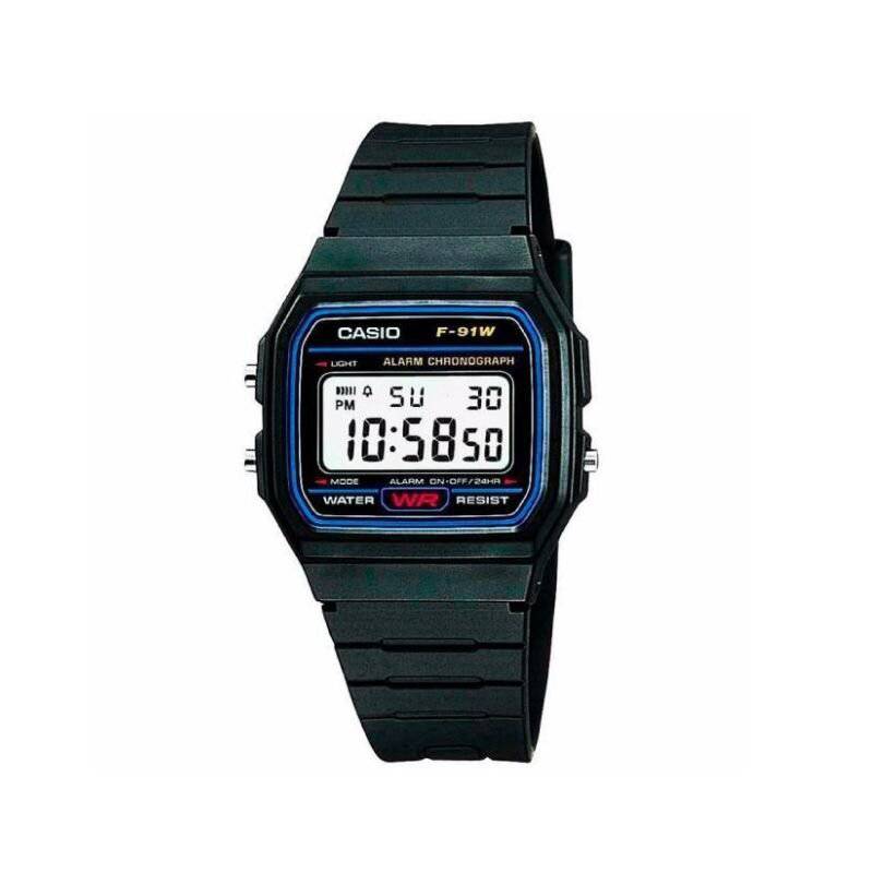 Reloj clasico Casio sin Luz F91W-1-CAS