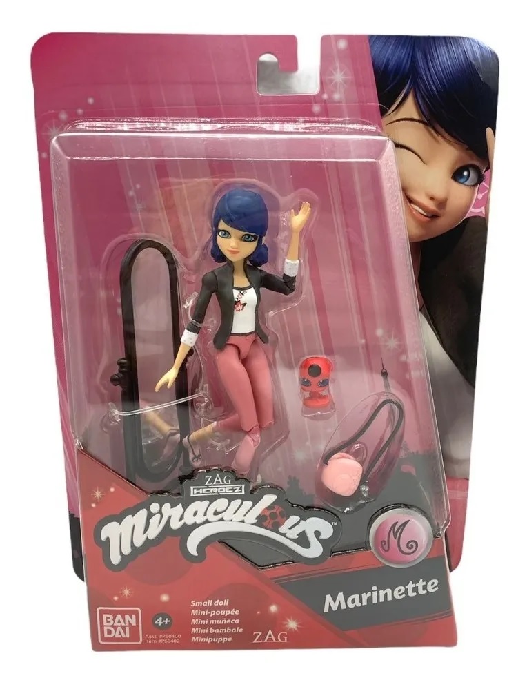 Muñeca Articulada Serie Miraculous Marinette 13 cm