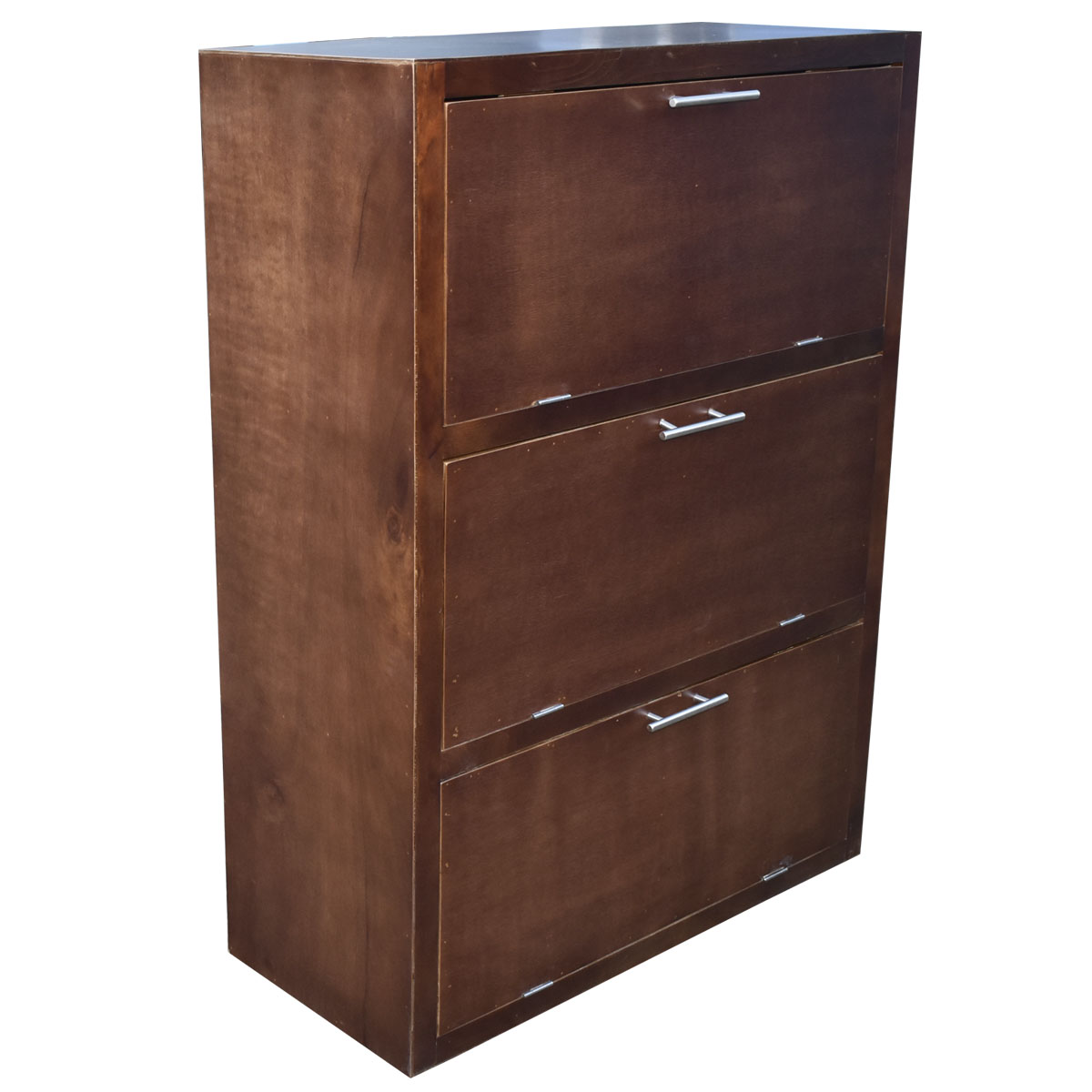 "Mueble Zapatero Moderno Minimalista Para 36 Pares O 24 Pares Nogal   "