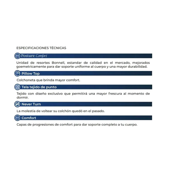 Colchon Matrimonial Spring Air De Colchoneta Premier