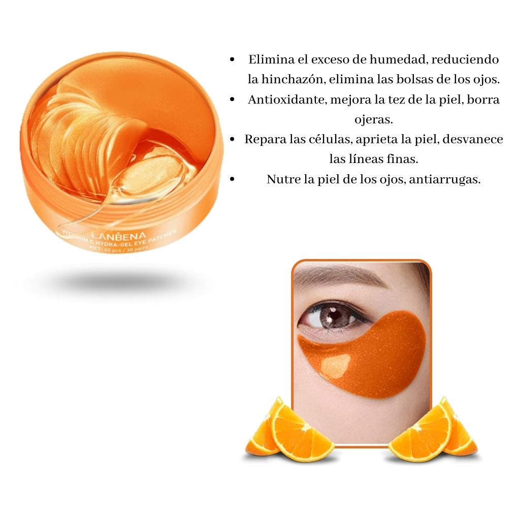 Serum Facial Acido Hialuronico + Mascarillas Antiarrugas Blanquea Reafirma + Parches Hydrogel Retinol Kit De Cuidado Facial Aclarante Vitamina C Lanbena 