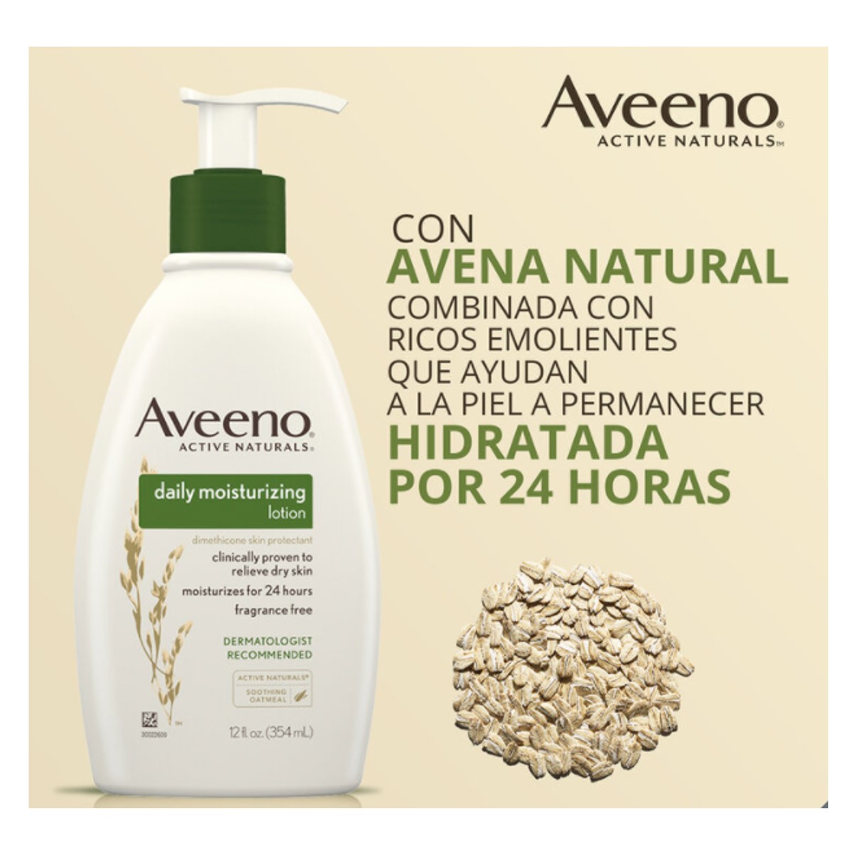 Aveeno Crema Corporal 2 Pzas De 591 Ml
