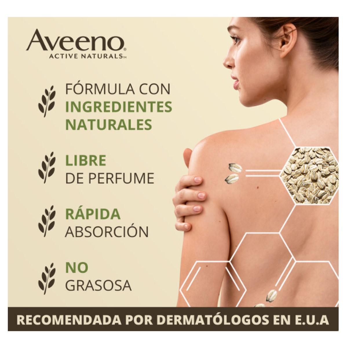 Aveeno Crema Corporal 2 Pzas De 591 Ml
