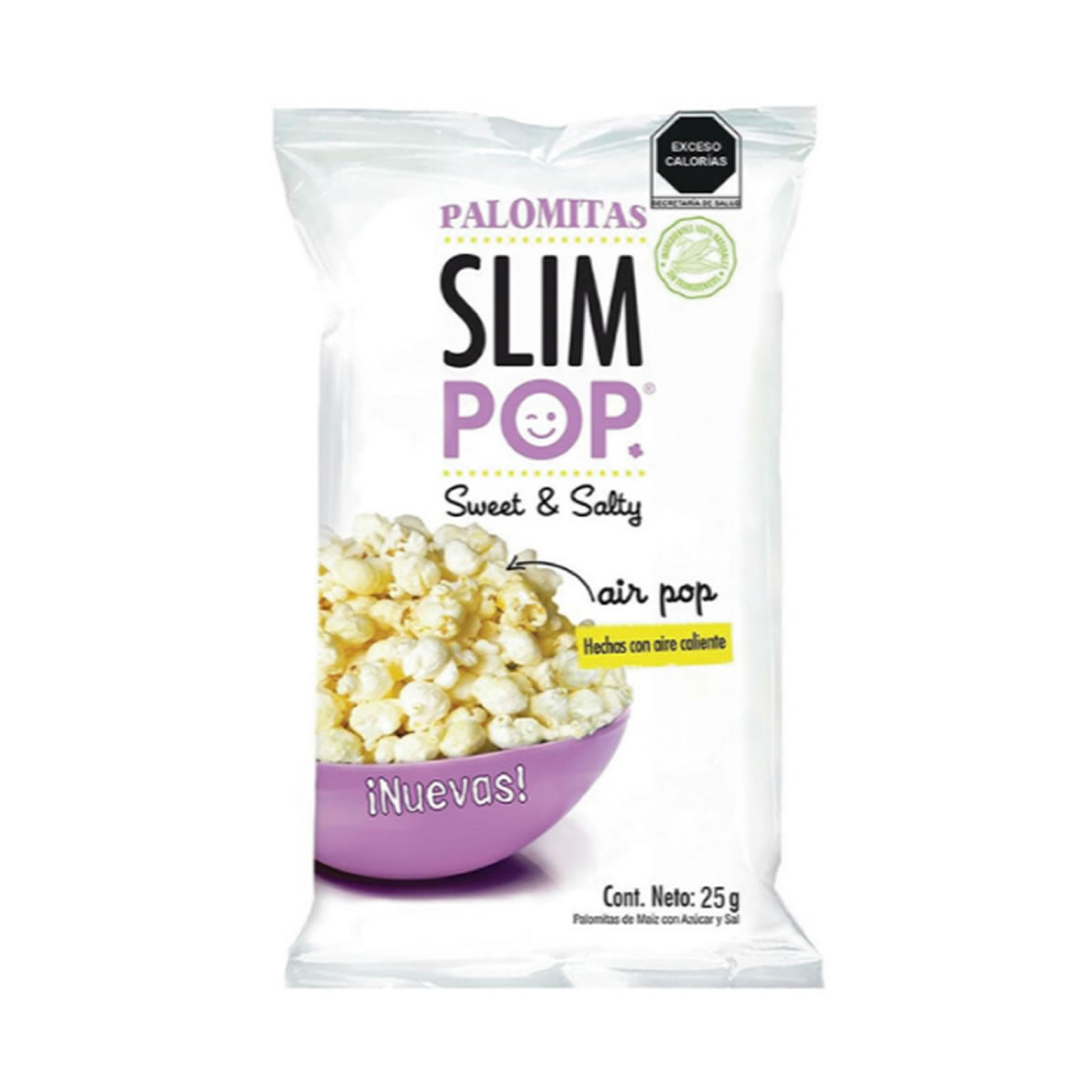 Slim Pop Palomitas Surtidas 24 pzas de 18 g c/u