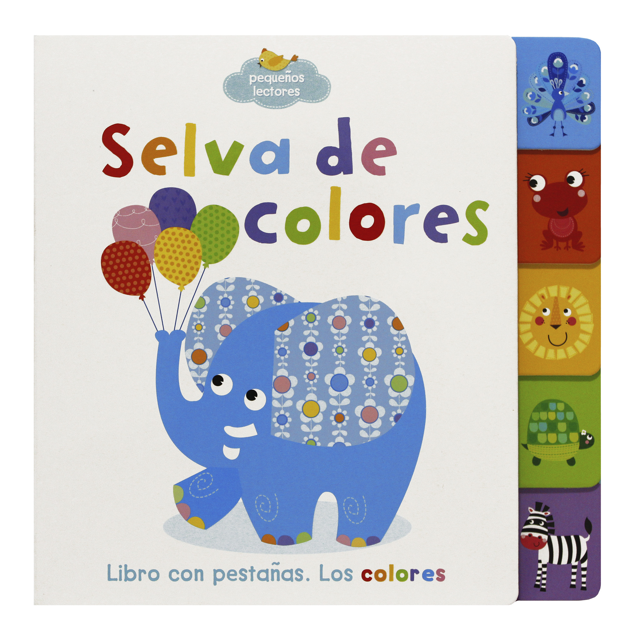 Selva de Colores, libro con pestañas, Animales